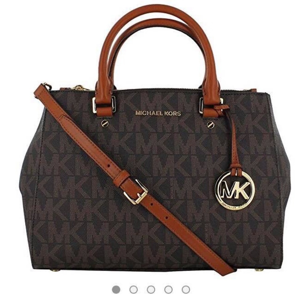 Michael Kors Medium Sutton Brown leather bag